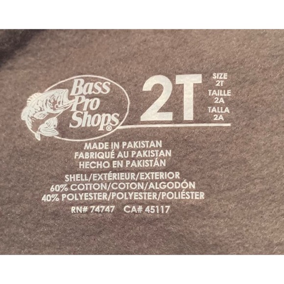 Bass Pro Shops Toddler Hoodie Jacket - Size 2T - Picture 4 of 5